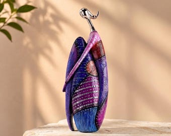 Abstract Woman Sculpture Colorful Figurine Modern Female Statue Contemporary Art Piece Luxury Decor Bookshelf Display Shelf Decoration