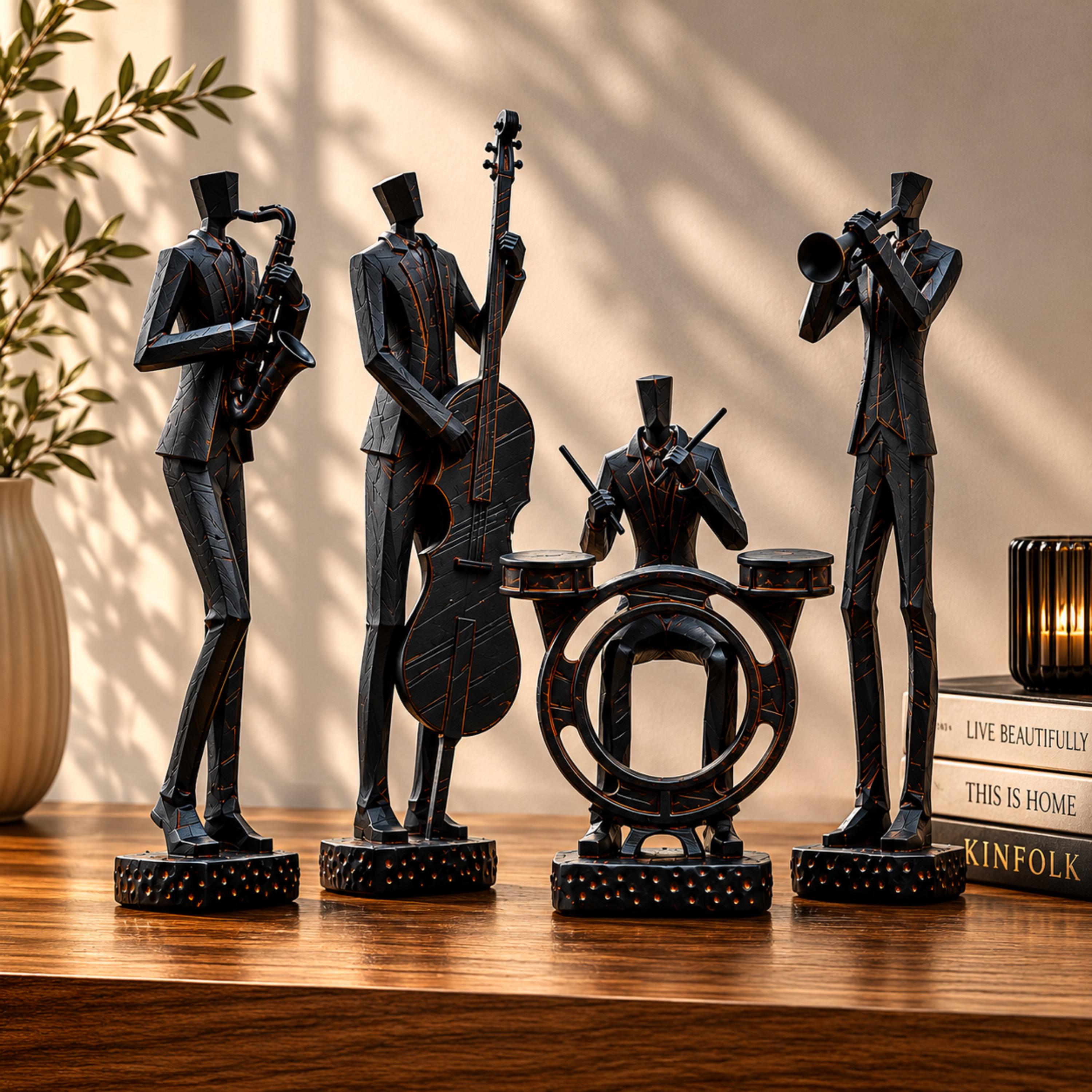Vintage jazz musician figurines - Etsy 日本