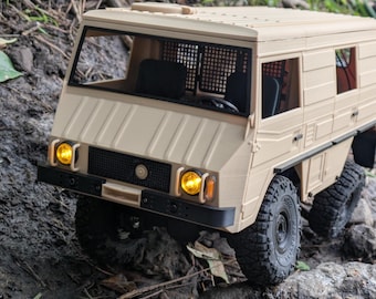 Pinzgauer 710K TRX4M Conversion Kit – Scale Military RC Body & Chassis | Custom Crawler Build Platform