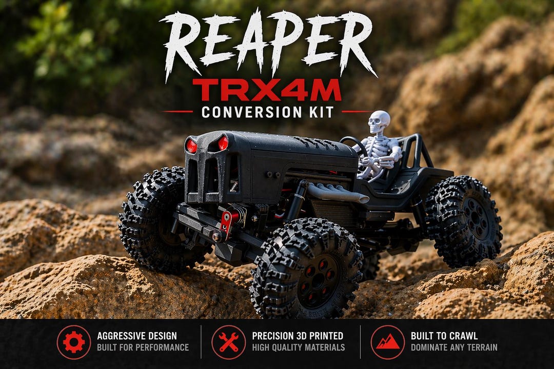 TRX4M Reaper Conversion Kit – Aggressive RC Crawler Body & Chassis ...