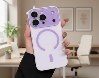 Magnetic Matte Shockproof Case for iPhone 17 16 15 14 13 12 11