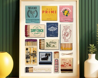 Custom Matchbox Art Print – Personalized Christmas, Birthday, or Anniversary Gift