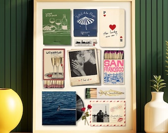 Custom Matchbox Art Print – Personalized Christmas, Birthday, or Anniversary Gift