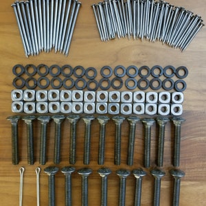 Deluxe Lineberry Factory Cart Hardware Kit for Original Type Factory Carts