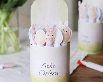 Duplo "Happy Easter" wrappers – Printable gift for your partner | DIYCarinchen