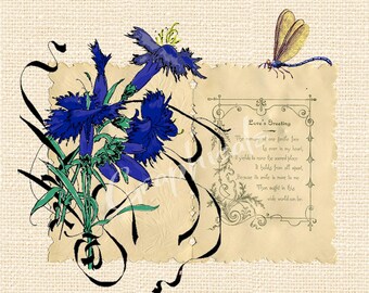 1817 Welcome to our Nest Blue eggs graphic download image for iron on fabric transfer burlap decoupage pillows cards scrapbook No
