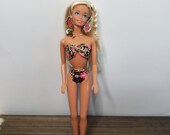 Barbie Tropical Splash Mattel Doll Earrings Shell Necklace Vintage 1994 90s 5.25