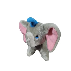 Disney Dumbo the Elephant Plush 6&quot; Tall Gray Vintage sb9