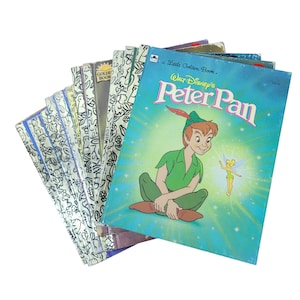 DISNEY Little GOLDEN Books Build A Book Lot Collection Choose Titles Vintage Various Years Peter Pan Hunchback Pinocchio Hercules