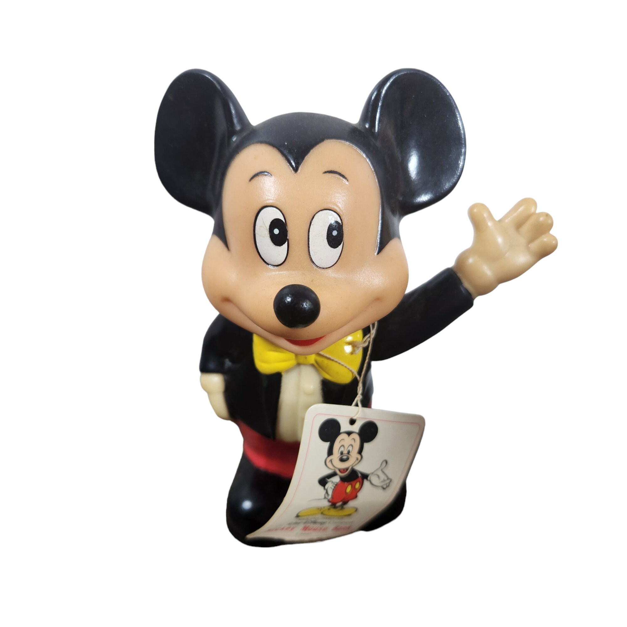 Mickey Mouse Rubber Coin Bank 5.75” Vintage Walt Disney Sb2 - Etsy