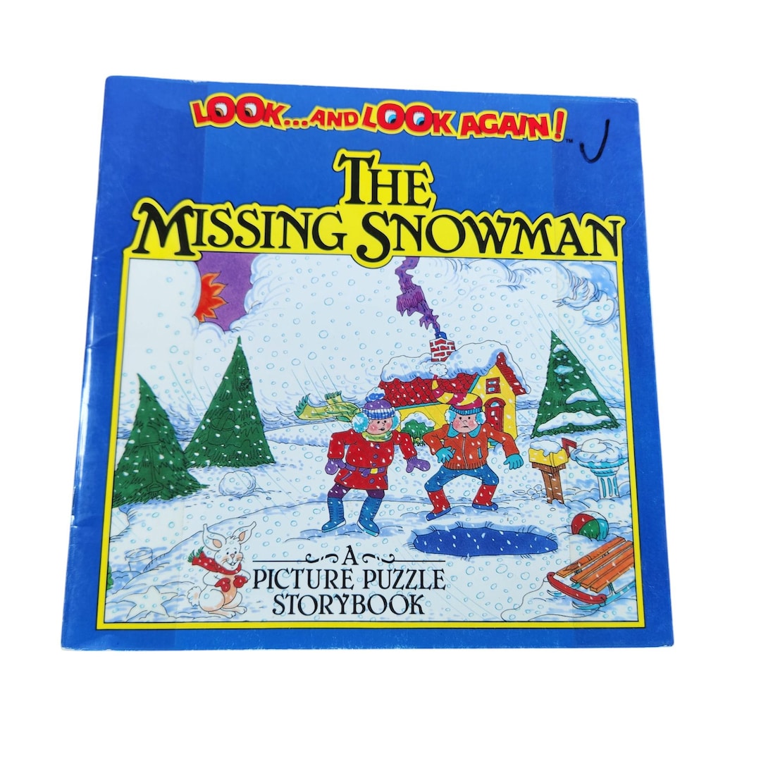 Look and Look Again Missing Snowman by Maria Tropea 1991