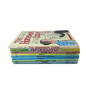 Syd Hoff Vintage Hardcover Weekly Reader Book Bundle Lot of 9 PL367