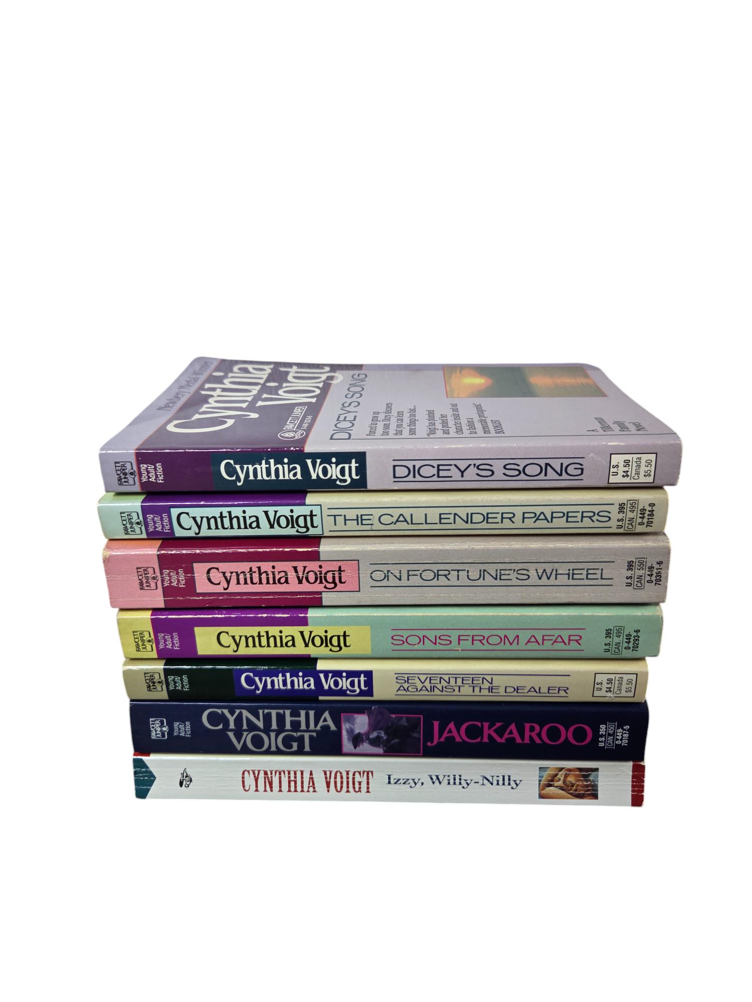 Calendar Papers Fortunes Wheel Homecoming Books Bundle Lot of 7 Cynthia Voigt Paperback Vintage L3134