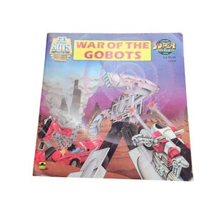 Libro tascabile "La guerra dei Gobots" Vintage Go Bots Golden P2256