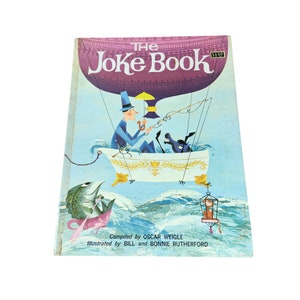 The Joke Book Oscar Weigle Vintage Hardcover Grosset Dunlap P1355