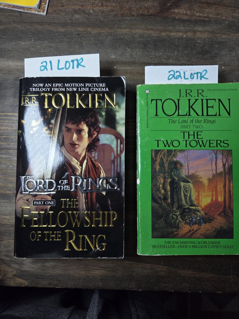 J. R. R. Tolkien Lord of the Rings Vintage Paperback Books Choose Title image 6