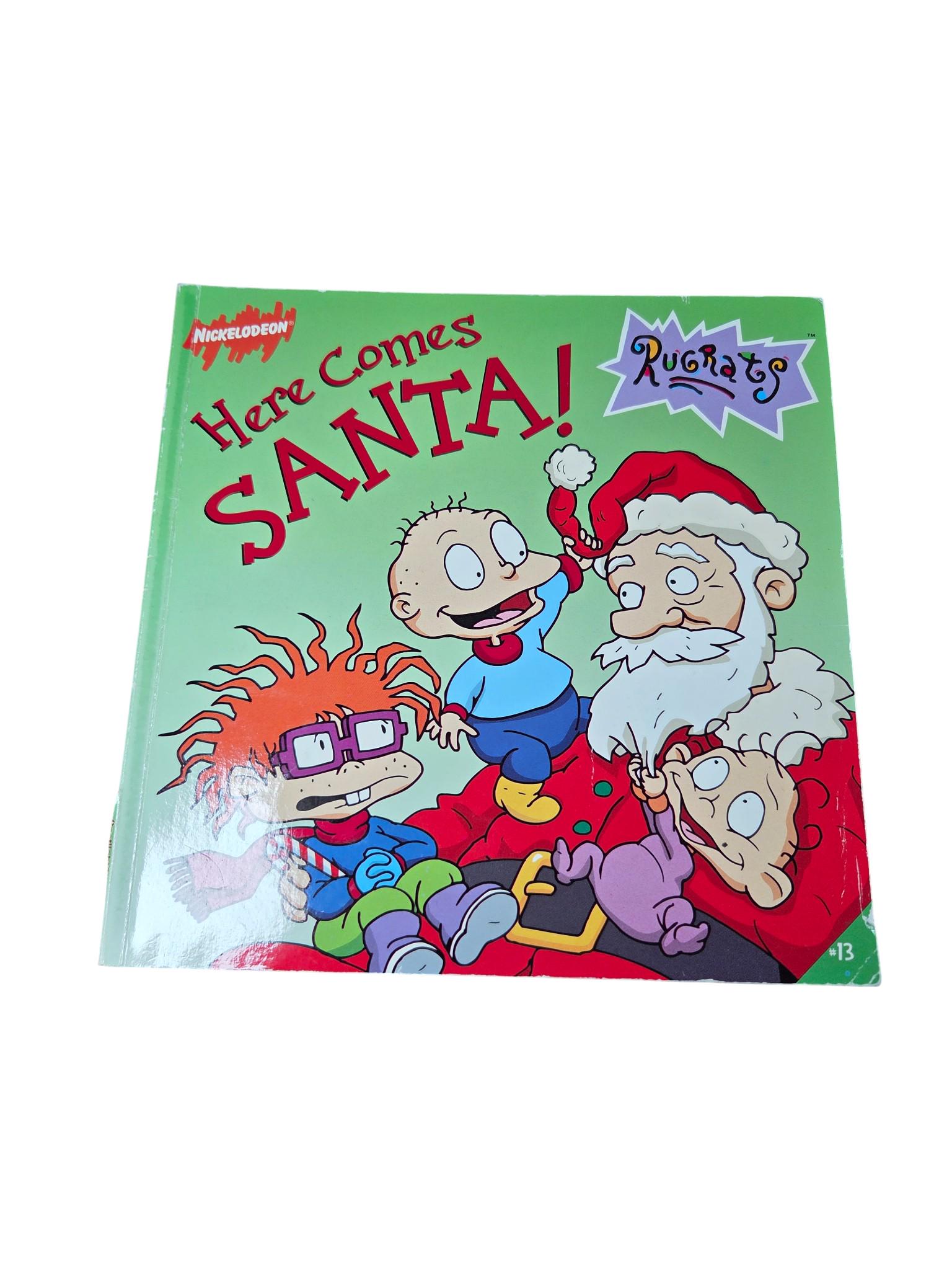 Rugrats Here Comes Santa Series Paperback 90s Nickelodeon Cartoon P2410 ...
