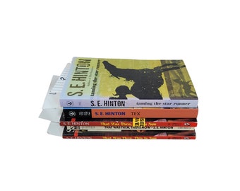S.E. HINTON Build a Book Lot Choose Titles Outsiders That was Then, This is Now