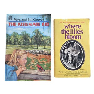 Vera & Bill Cleaver paperback books Lot of 2 vintage Lilies Bloom Kissimee Kid L3306