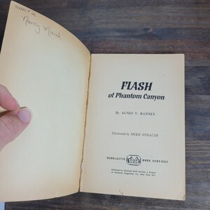 Flash of Phantom Canyon by Agnes V. Ranney Vintage 1963 Paperback 1541 ...