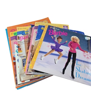 Golden Books Dear Barbie - Libri illustrati tascabili anni '90, lotto di 14 PL353