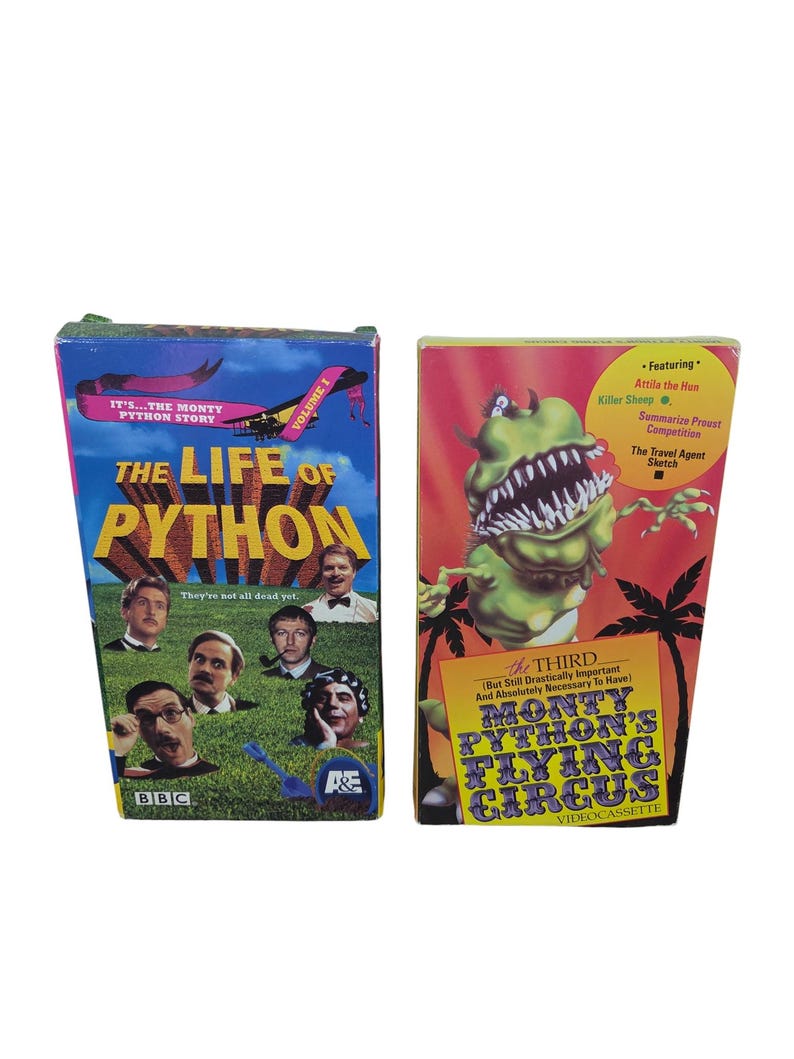 Monty Python VHS Movies Bundle Lot of 2 VL3 - Etsy