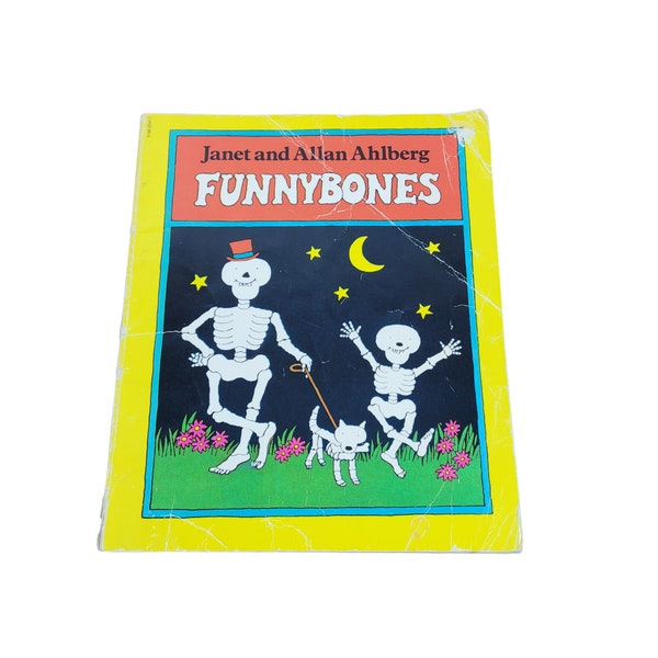 Funnybones by Janet Ahlberg 1980 Vintage Trade Paperback Book Scholastic P1277