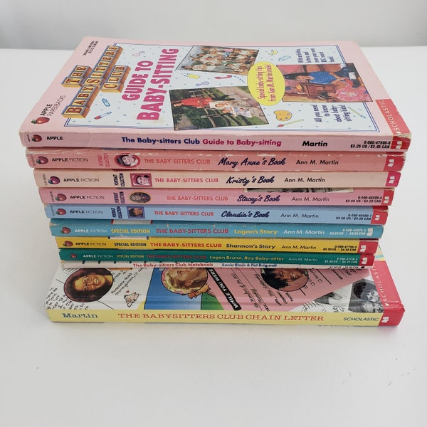 BUILD a Book LOT - Choose Titles Babysitters Club by Ann M Martin Portrait Collection Special Editions Chain Letter Guide