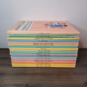 BUILD a Book LOT - Choose Titles Raggedy Ann and Andy Grow and Learn Library Book 1988s Hardcover Picture Books 110521