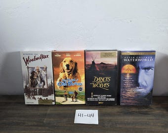 Action Adventure Drama VHS CHOOSE TITLES Video Cassette Tapes