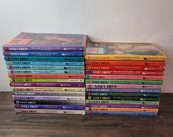 NANCY DREW Minstrel Books Square Numbers Build a Book Lot Choisissez les titres de Carolyn Keene Couverture souple Romans pour jeunes adultes Fiction des années 80