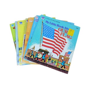 TEL-A-TALE BOOKS Build a Book Lot Choose Titles Whitman Vintage Picture Books Childrens