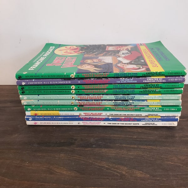 BUILD a Book LOT - Choose Title Sweet Valley Kids Super Snoopers Specials Books Francine Pascal 80s Young Adult Novels Fiction Chapter Books