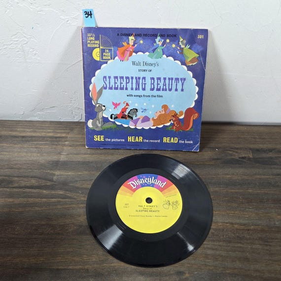 DISNEY BOOK and Vinyl RECORD Read Along Sets Build a Book Lot
