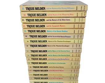 TRIXIE BELDEN MYSTERIES Choose One Build A Book Lot  Kathryn Kenny Golden Press Yellow 1977 Paperbacks