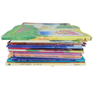MUPPETS and Muppet BABIES Kids Books VHS Movies Choose Titles Picture Books Vintage