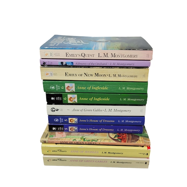 LUCY Maud L.M. MONTGOMERY Build a Book Lot Choose Titles Anne of Green Gables Emily Paperbacks Vintage