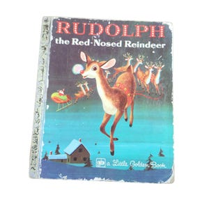 Kleines goldenes Buch Frühe Ausgabe C Rudolph mit der roten Nase 1958 P2073