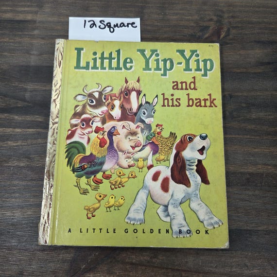 LITTLE GOLDEN BOOKS 1968 Squares Back Build A Book Lot Set Bundle