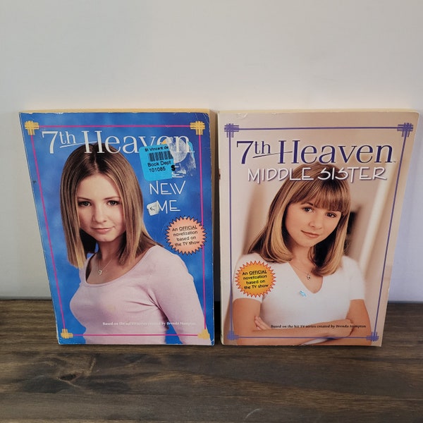 7th Heaven 90s TV Show Novelas Novelización Libros de bolsillo Lote de 2 Vintage L437