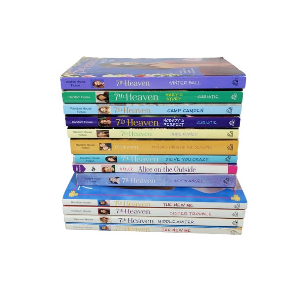 7th HEAVEN Series Build a Book Lot Choose Titles  90s TV Show Novels Novelization Paperback Books