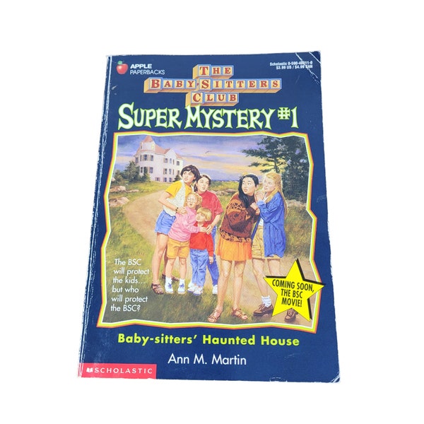 The Baby-Sitters Club Super Mystery #1 Baby-Sitters Haunted House Book Ann M Martin Christmas Chiller Vintage 2867