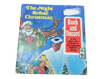 Night Before Christmas Book And Record NO RECORD Peter Pan Paperback P1152
