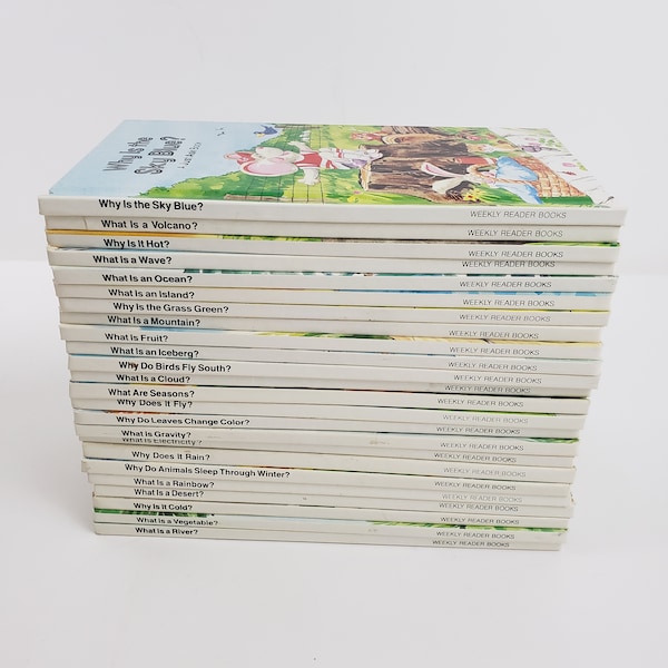 Just Ask Weekly Readers Children’s Books Science Homeschool 1980s Lot of 24