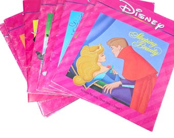 Disney Taschenbuch Bilderbücher Weiterlesen KEINE TAPE CASSETTE Bundle Lot von 8 PL456