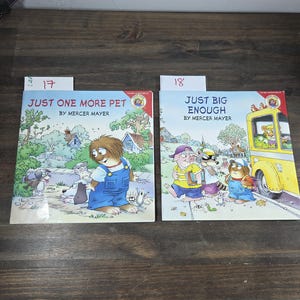 MERCER MAYER Little Critter Monster Critter Kids Series Build a Book Lot Choose Titles Picture Childrens Paperback PIcture Books BB image 7
