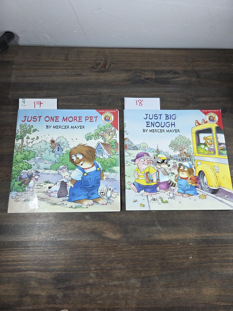 MERCER MAYER Little Critter Monster Critter Kids Series Build a Book Lot Choose Titles Picture Childrens Paperback PIcture Books BB image 7