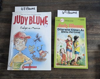 Judy Blume Books - Choose Your Title, Vintage Paperback - Etsy