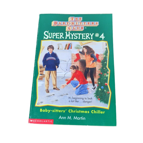 The Baby-Sitters Club Super Mystery #4 Book Ann M Martin Christmas Chiller Vintage 2865