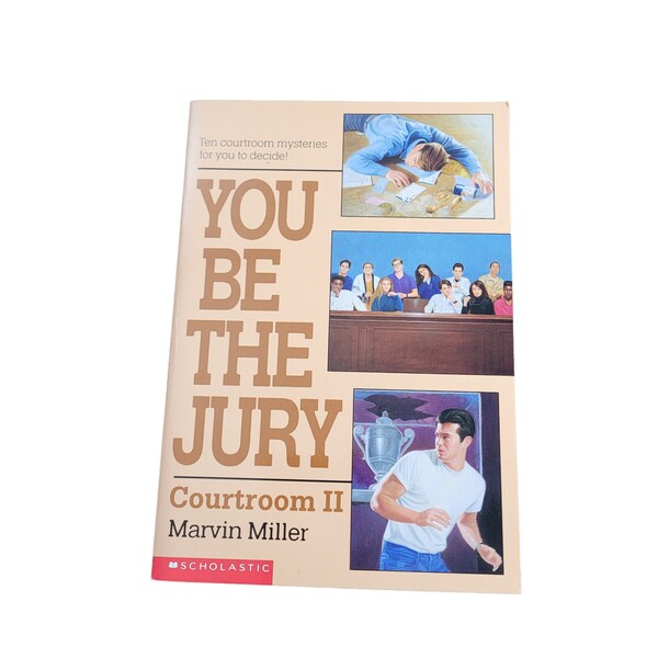 You Be the Jury Courtroom II Two by Miller, Marvin 1991 Paperback Book 3880